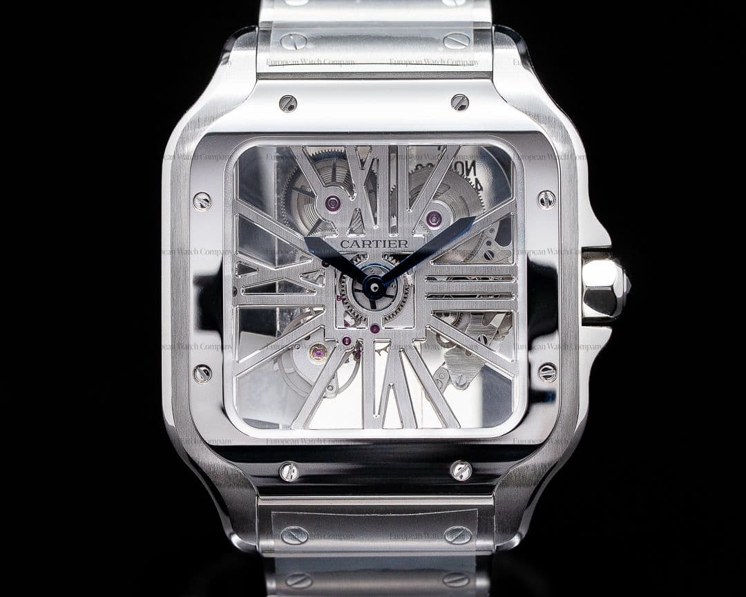 Cartier Santos De Cartier Skeleton WHSA0015 40MM UNWORN