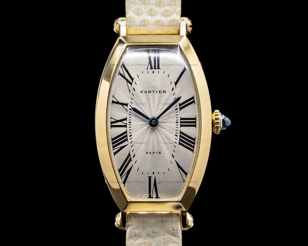 Cartier Cintree Manual Wind YG RARE FULL SET 1988