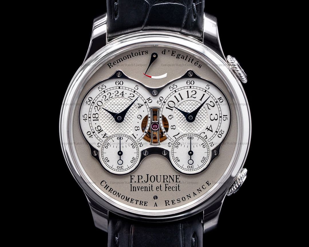 F. P. Journe Chronometre Resonance Platinum Silver Dial 40MM NEW MODEL UNWORN