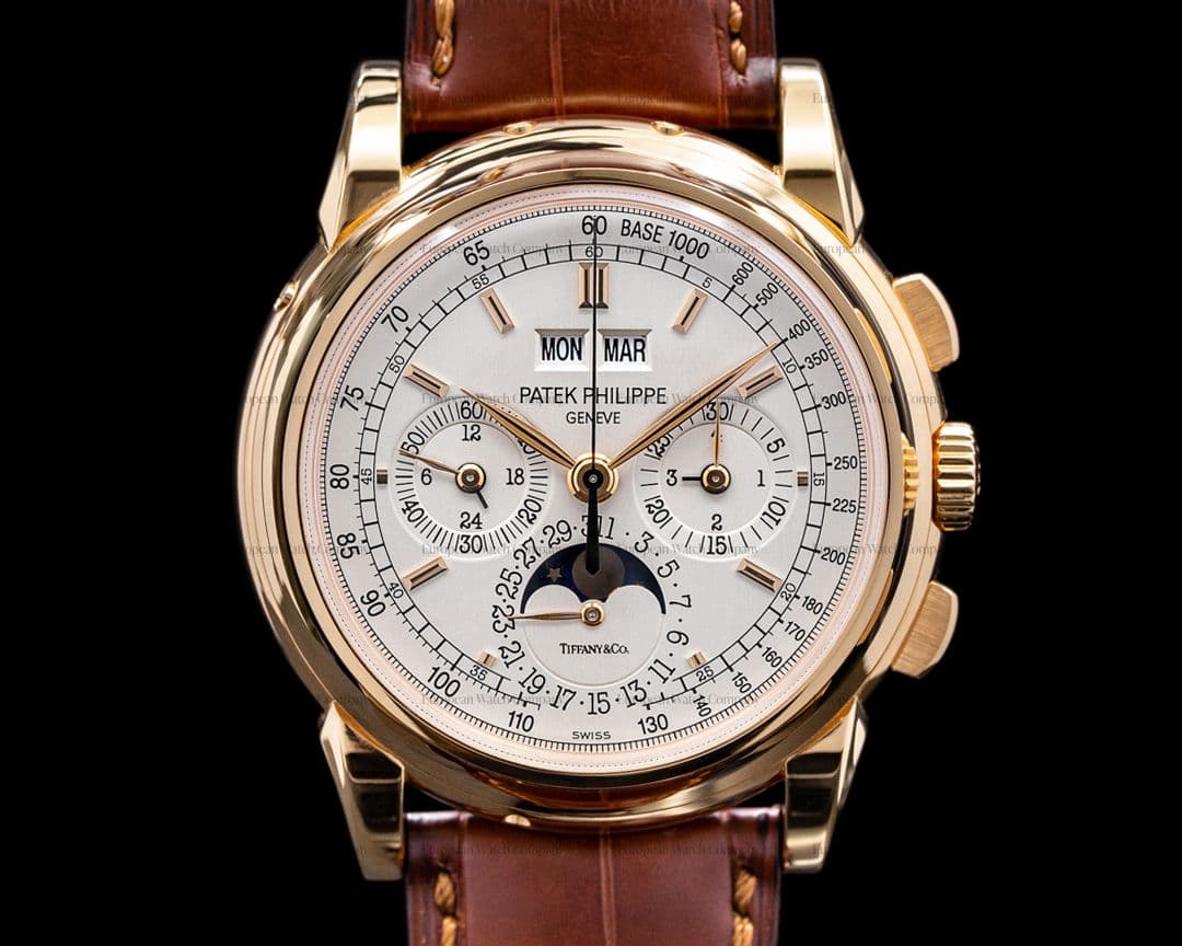 Patek Philippe 5970R-001 "TIFFANY & CO" Perpetual Calendar Chronograph RG RARE UNWORN