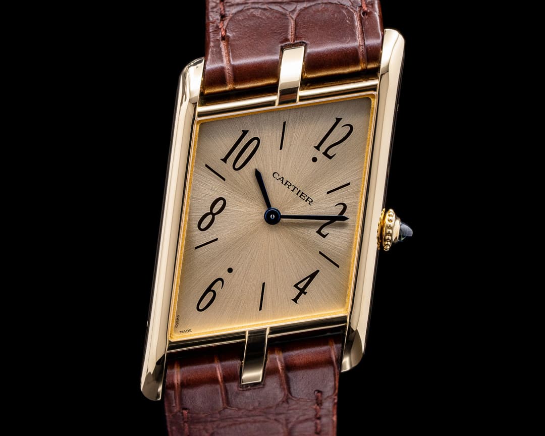 Cartier Privee Collection Tank Asymetrique WGTA0043 18k Yellow Gold