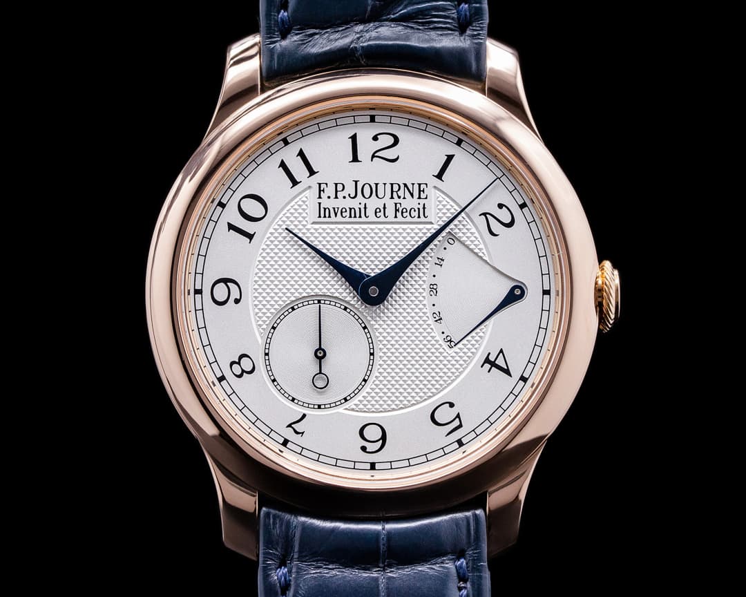 F. P. Journe Chronometre Souverain Red Gold / Silver Dial 40MM