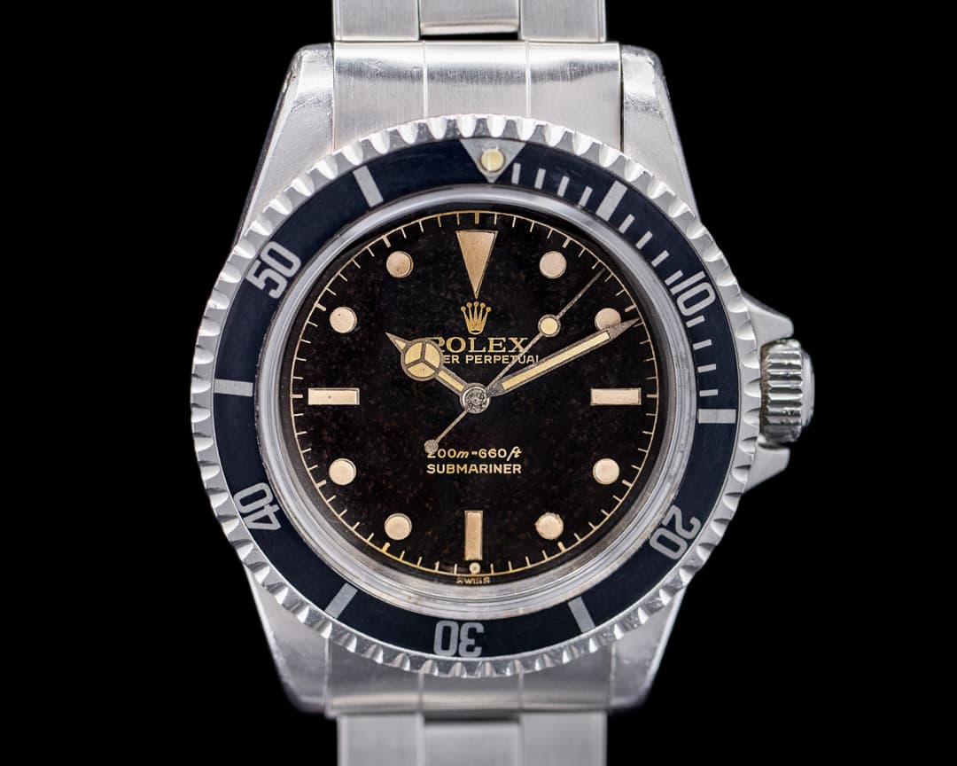 Rolex Submariner 5512 Gilt Chapter Ring PCG Exclamation Point Dial Circa. 1963