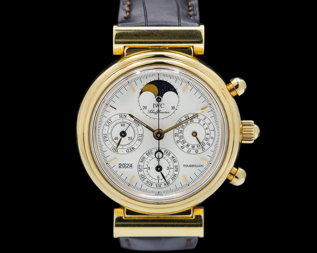 IWC Da Vinci Perpetual Calendar Tourbillon Chronograph Silver Dial LIMITED