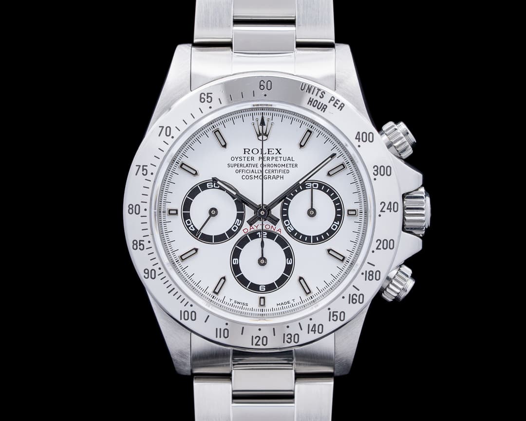 Rolex 16520 Daytona Zenith SS White Dial Circa. 1998