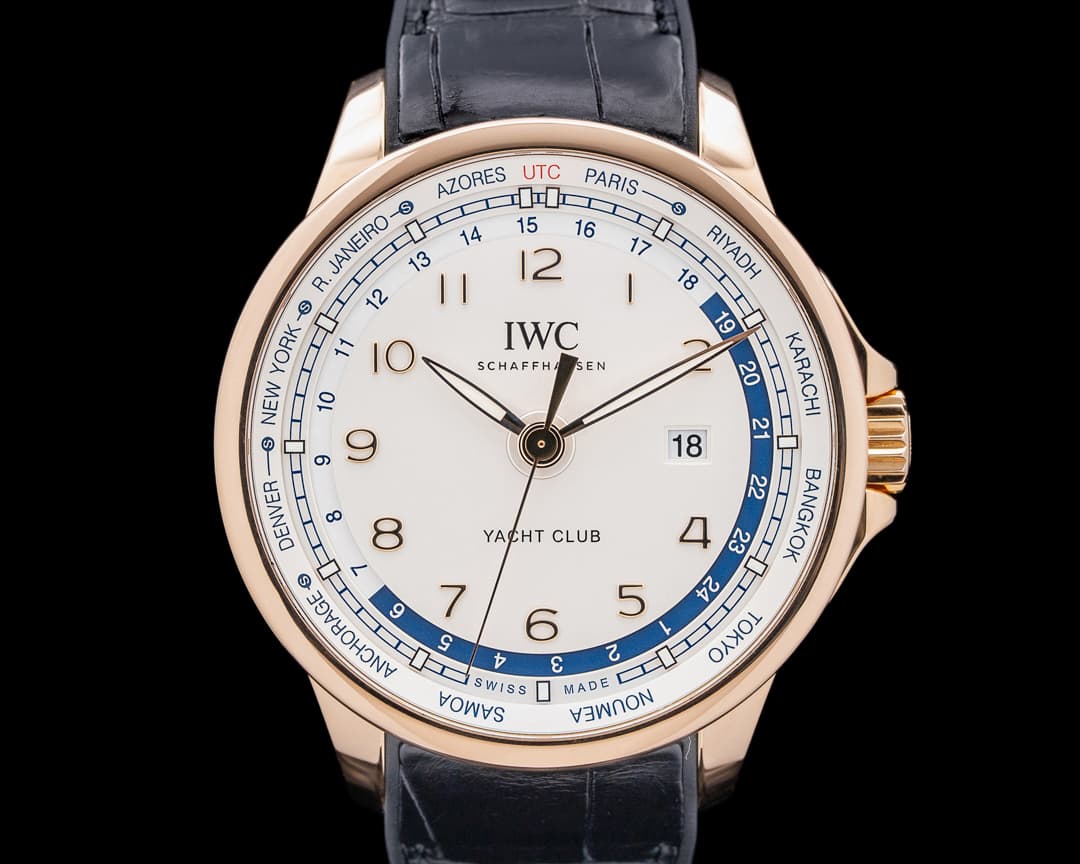 IWC IW326605 Portugieser Yacht Club Worldtimer 18K RG Silver Dial LIMITED