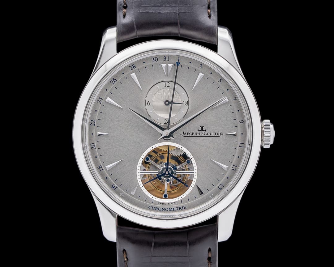 Jaeger LeCoultre Q1666520 Master Grande Tradition Tourbillon Platinum Grey Dial