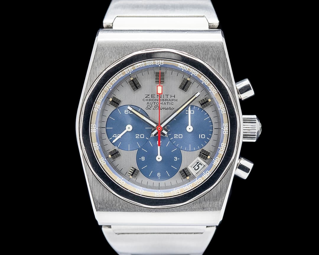 Zenith A783 El Primero SS Gray Dial Circa. 1971