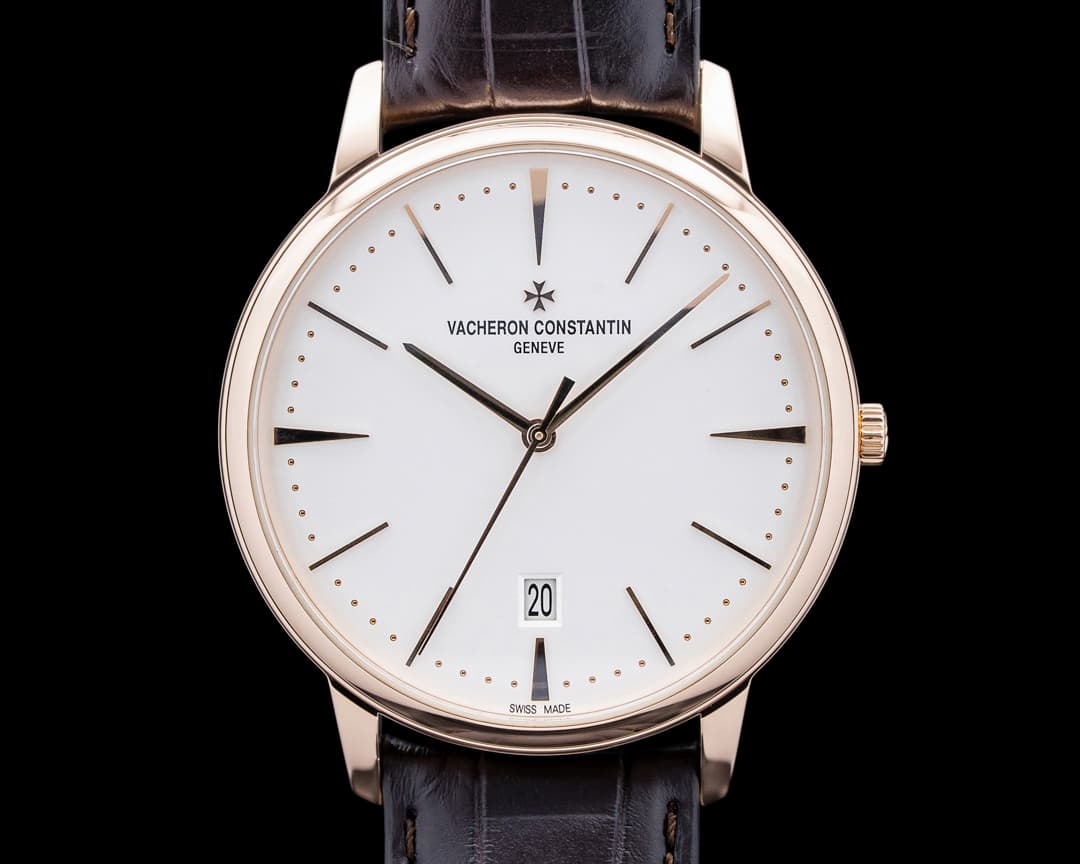 Vacheron Constantin 85180 Patrimony Self-Winding 18K Rose Gold Silver Dial