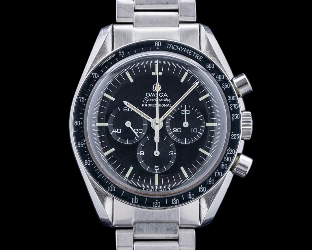 Omega Speedmaster Professional Moonwatch SS Black Dial 1969