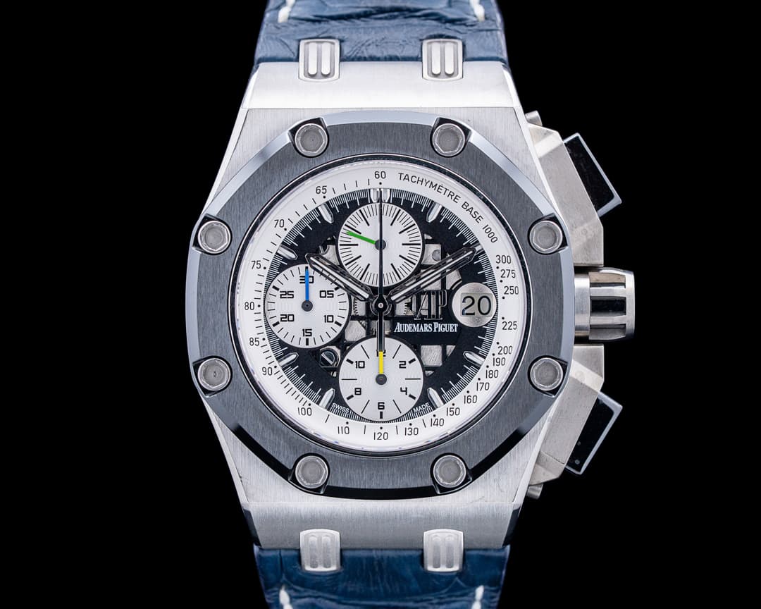 Audemars Piguet 26078IO Royal Oak Offshore Rubens Barrichello II Ti Black Dial LIMITED