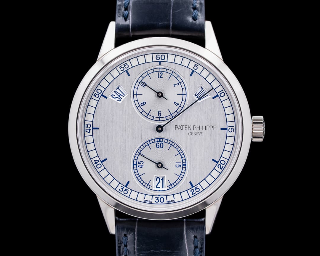 Patek Philippe 5235G Annual Calendar Regulator 18K White Gold Silver Dial