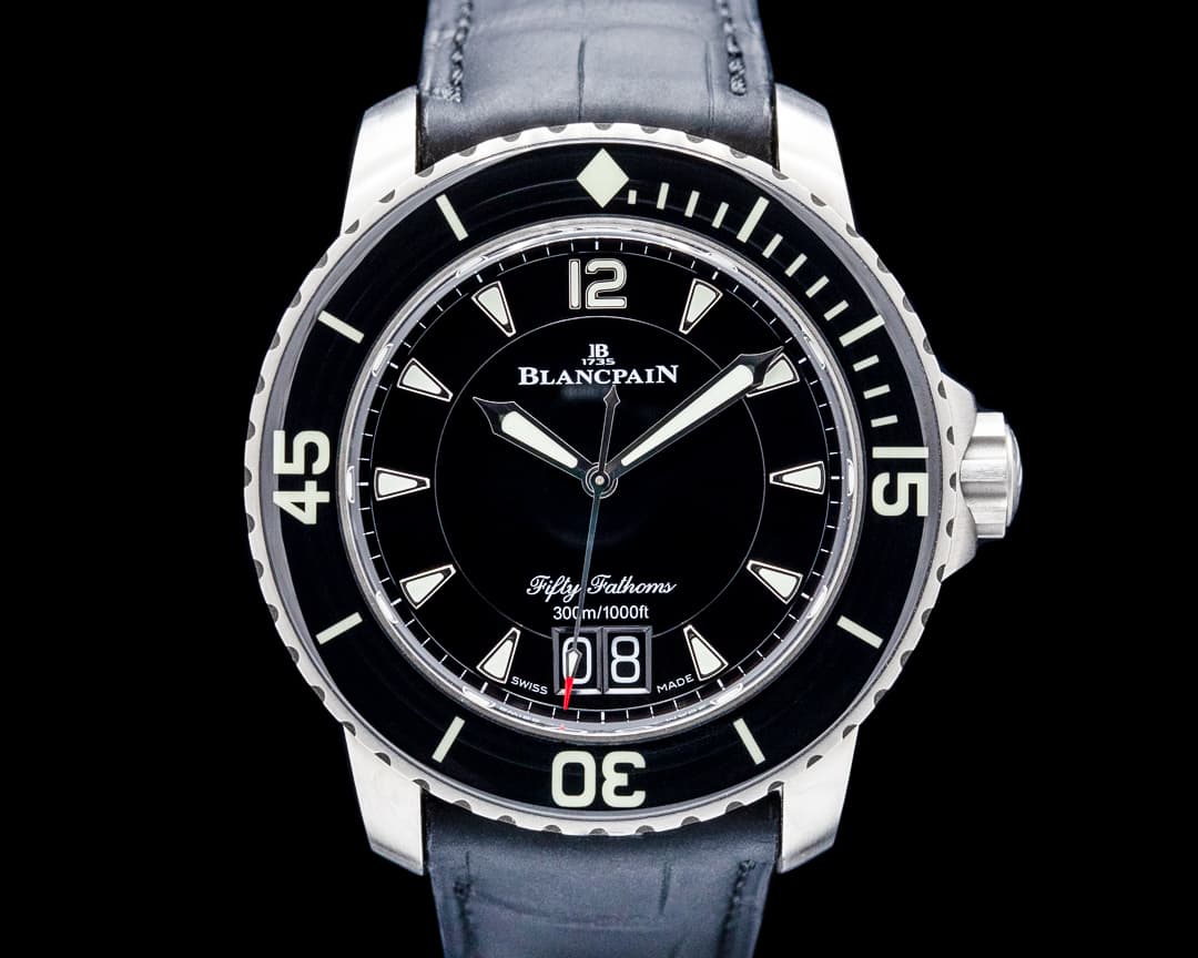 Blancpain 5050 Fifty Fathoms Titanium Black Dial
