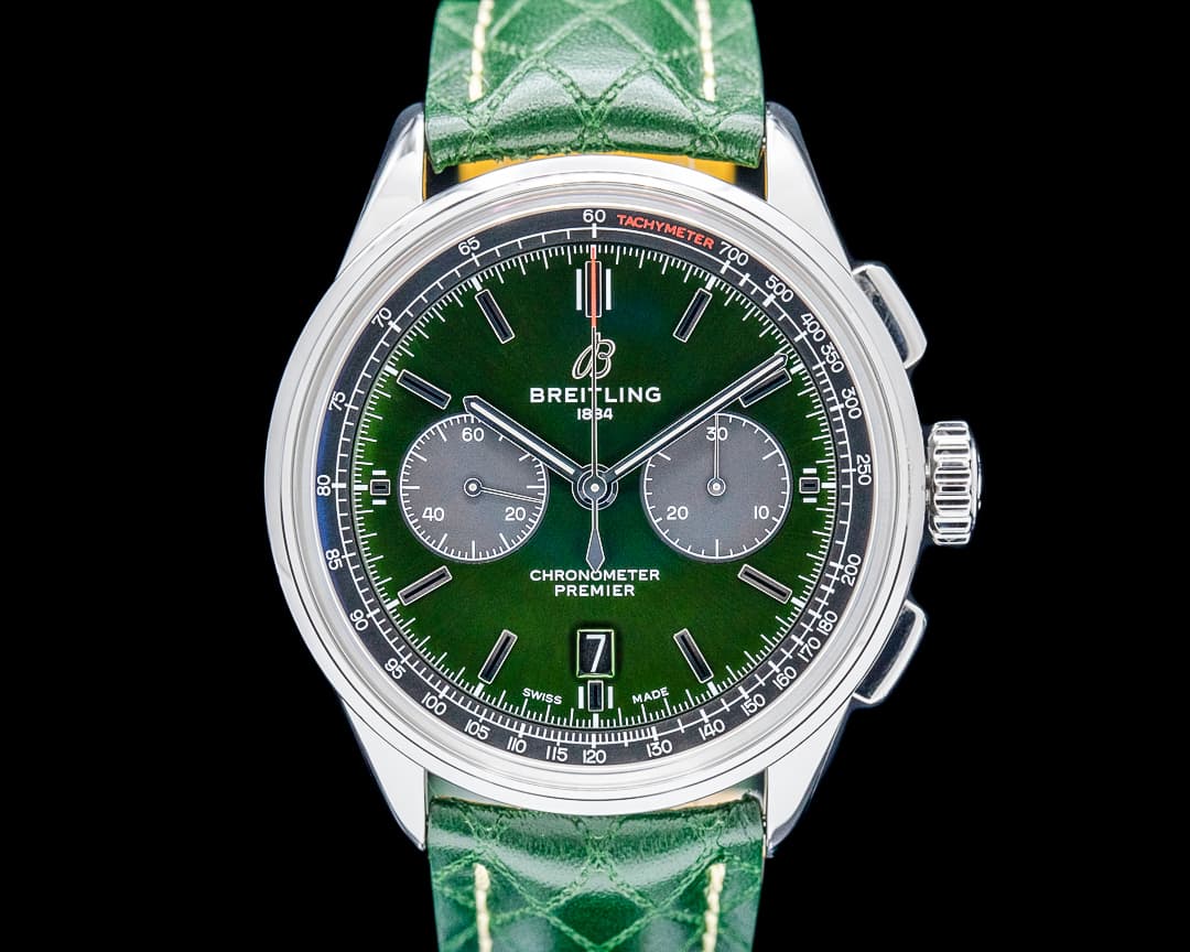 Breitling AB011 Premier B01 Chronograph 42MM Bentley SS Green Dial
