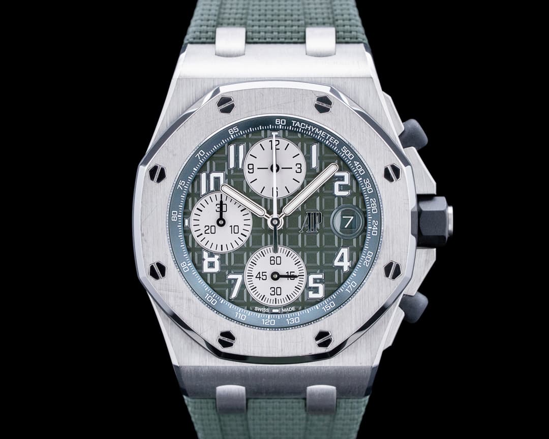 Audemars Piguet 26238TI Royal Oak Offshore Chronograph Titanium Green Dial