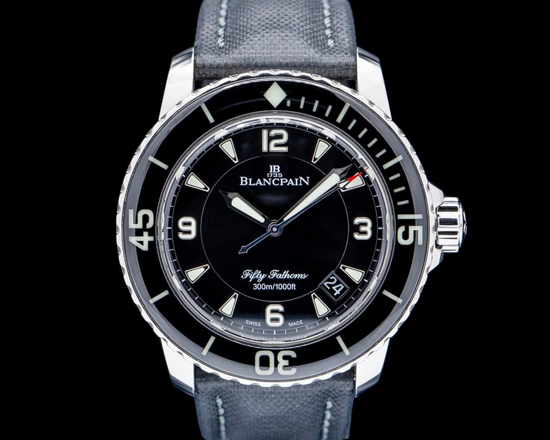 Blancpain 5015 Fifty Fathoms Automatique SS Black Dial