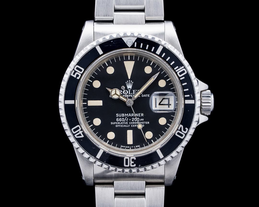 Rolex 1680 Submariner Oyster Perpetual Date SS Black Dial Circa. 1978