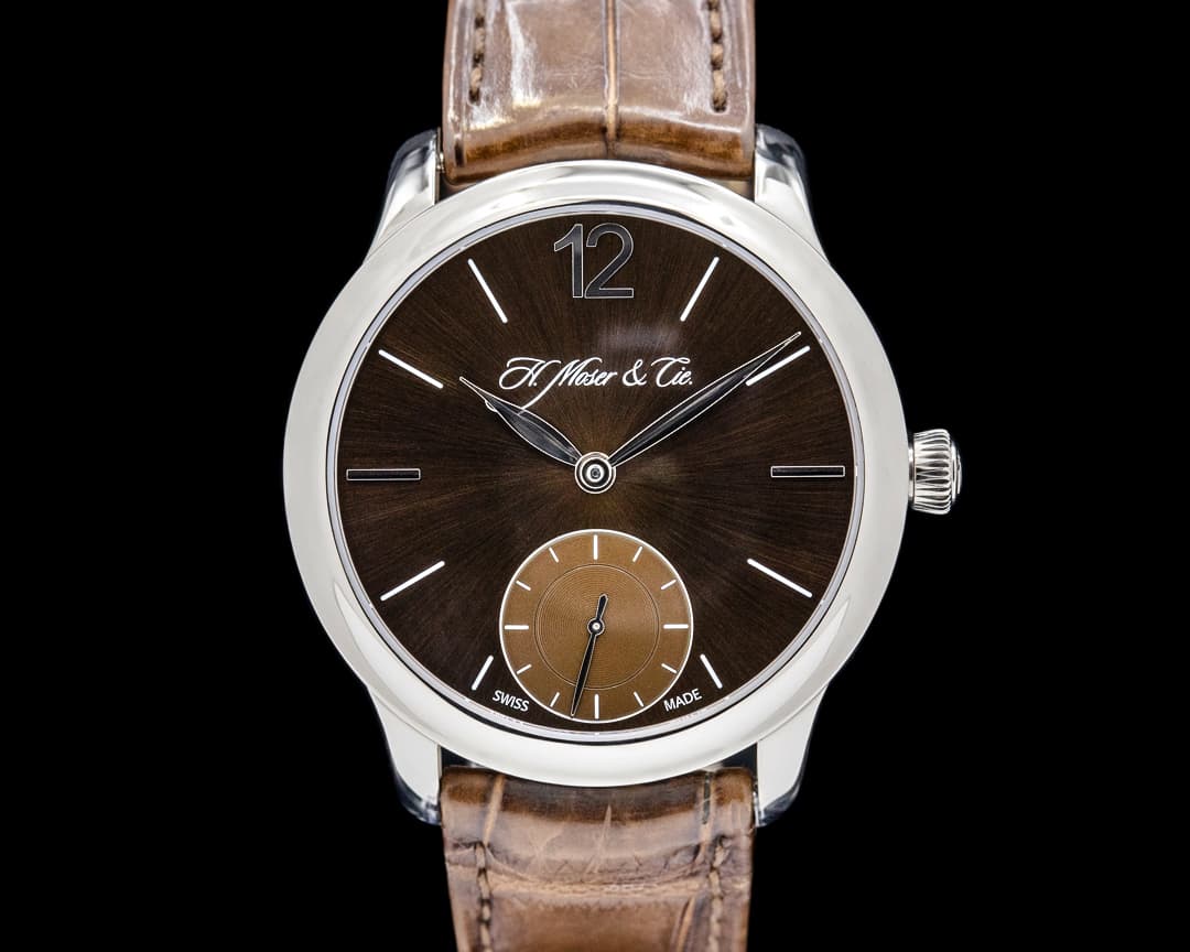 H. Moser & Cie. Mayu Marrone Manual Wind 18K White Gold Brown Dial