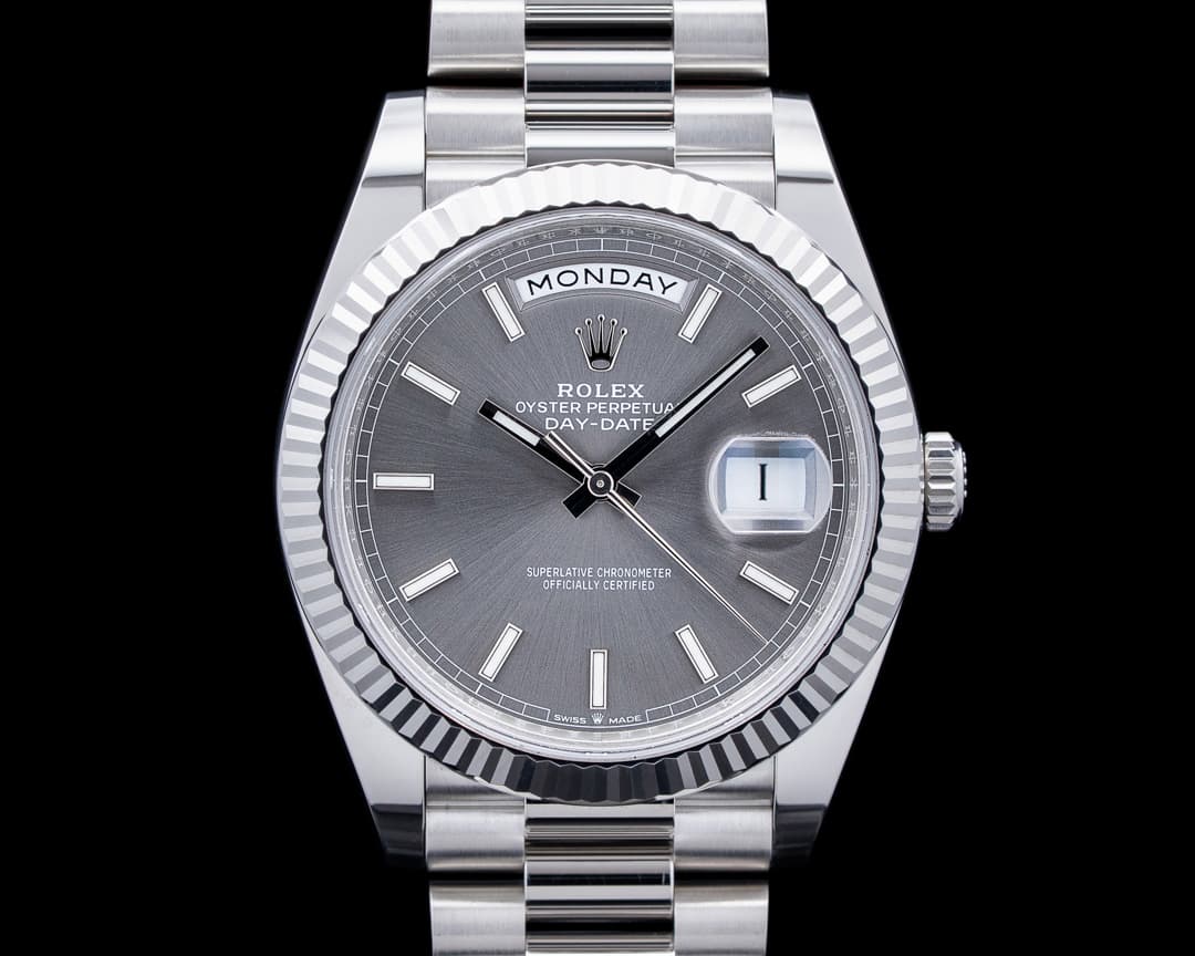 Rolex 228236 Day-Date 40 Platinum Gray Dial 2025 UNWORN