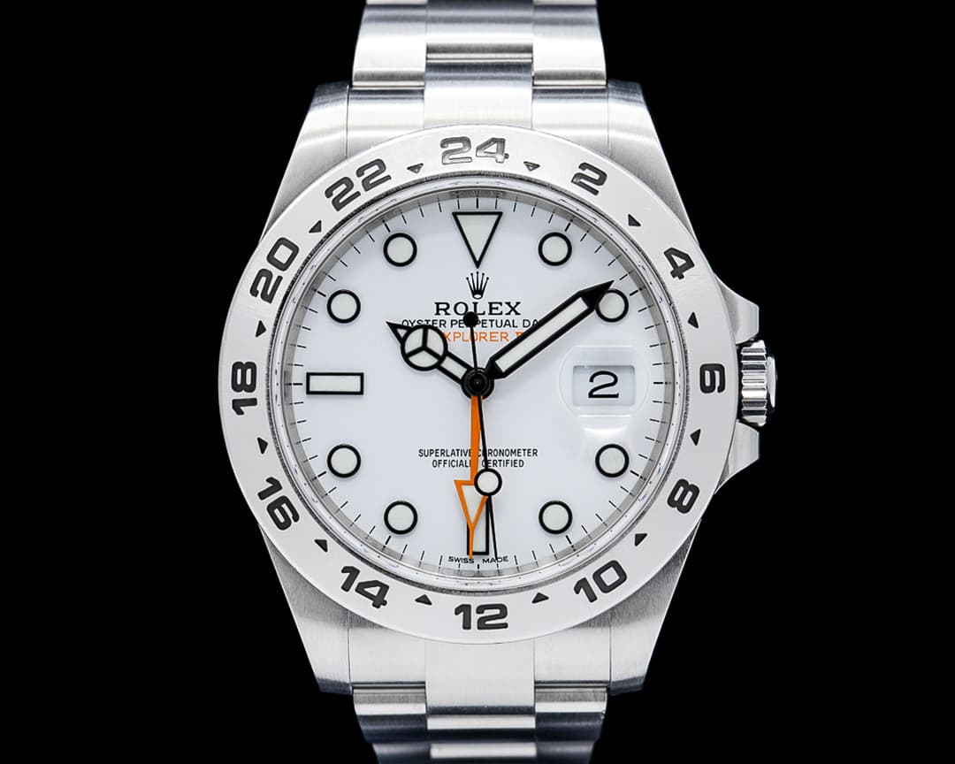 Rolex 216570 Explorer II SS Polar White Dial