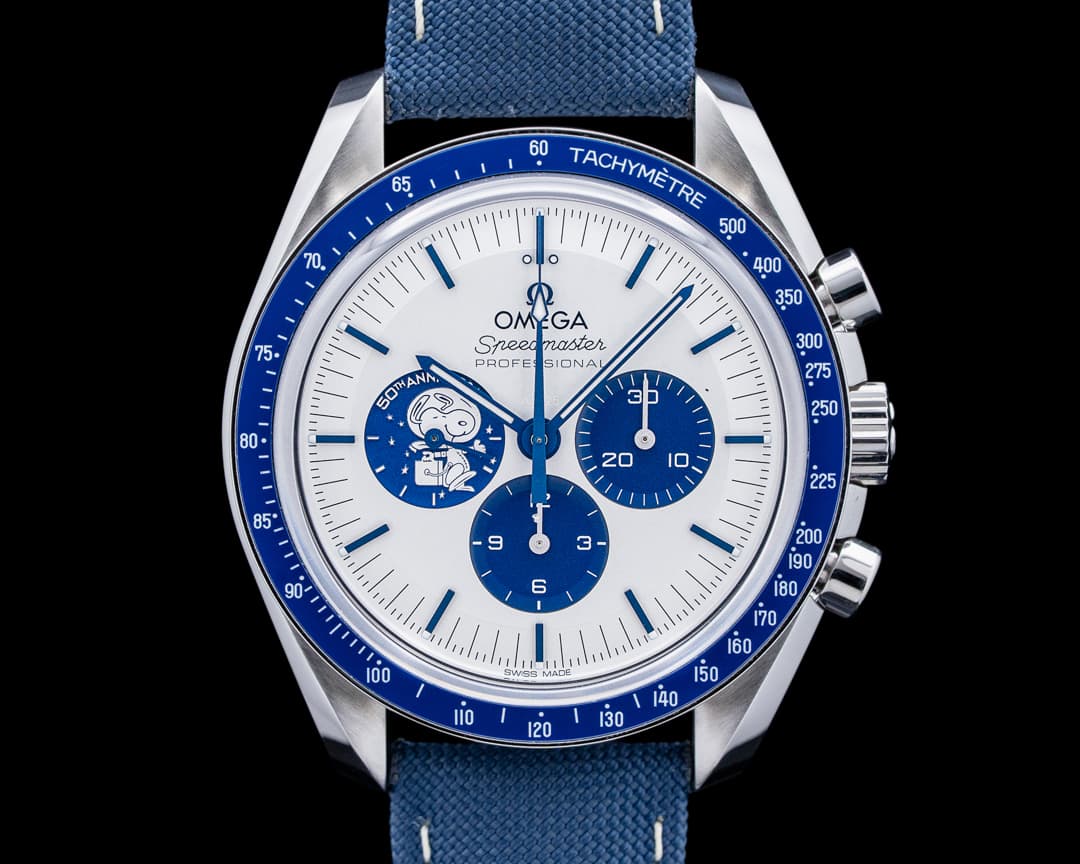 Omega Speedmaster Professional Silver Snoopy Award SS Silver Dial