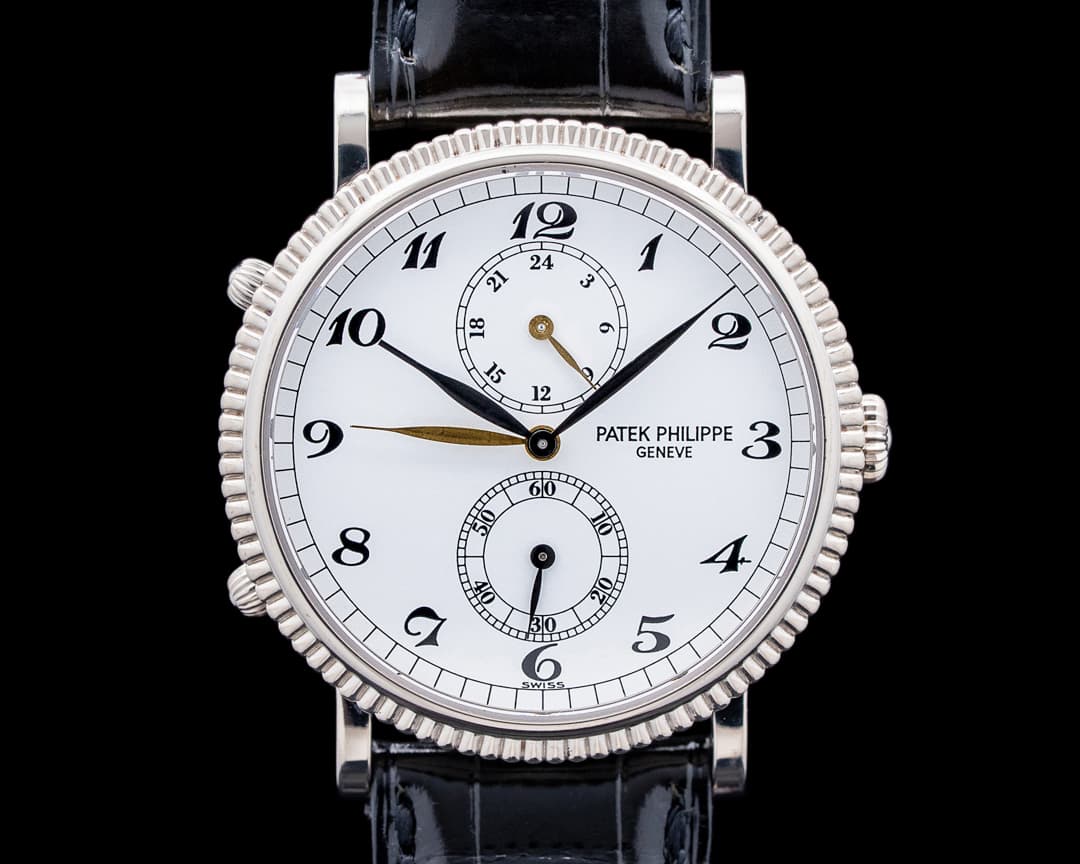 Patek Philippe 5034G-001 Travel Time 18K White Gold White Dial