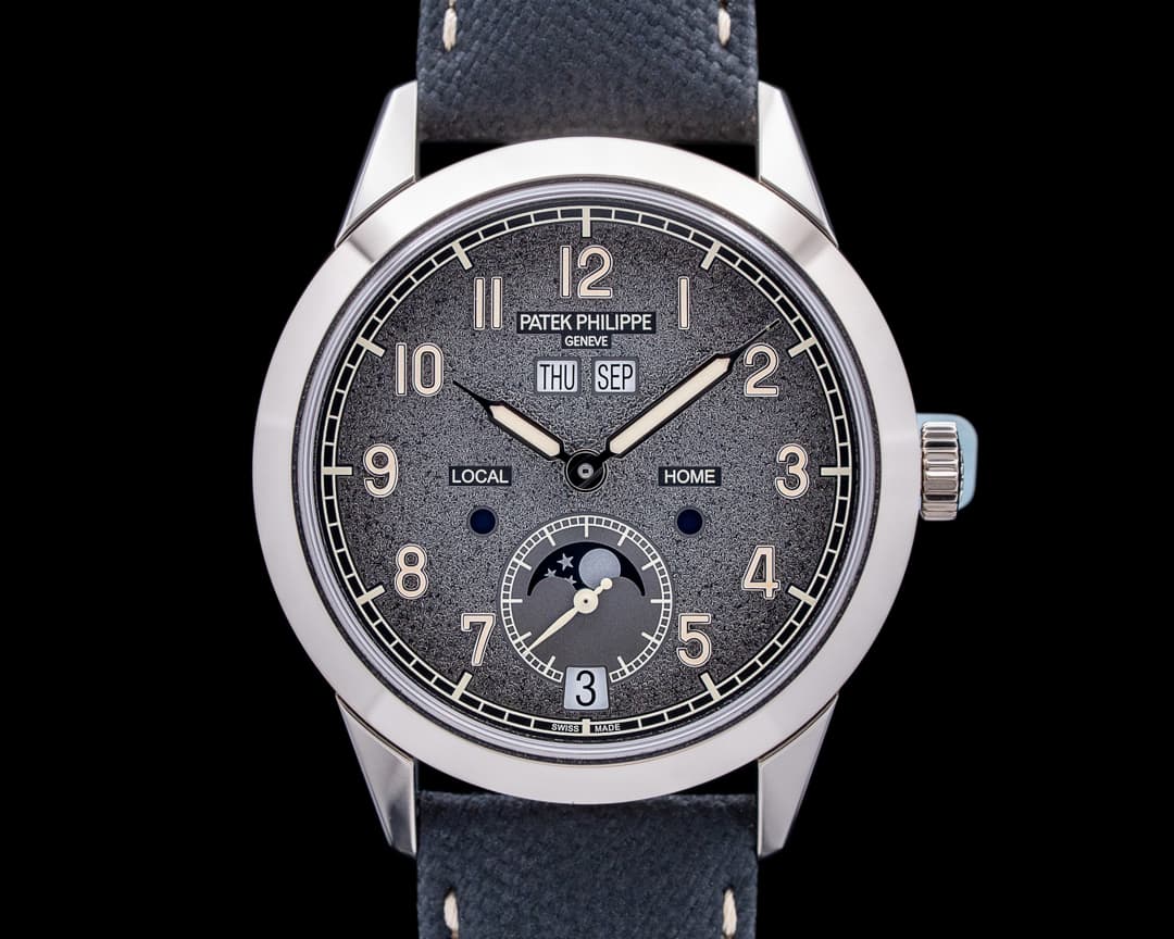 Patek Philippe 5326G Annual Calendar Travel Time 18K White Gold Gray Dial