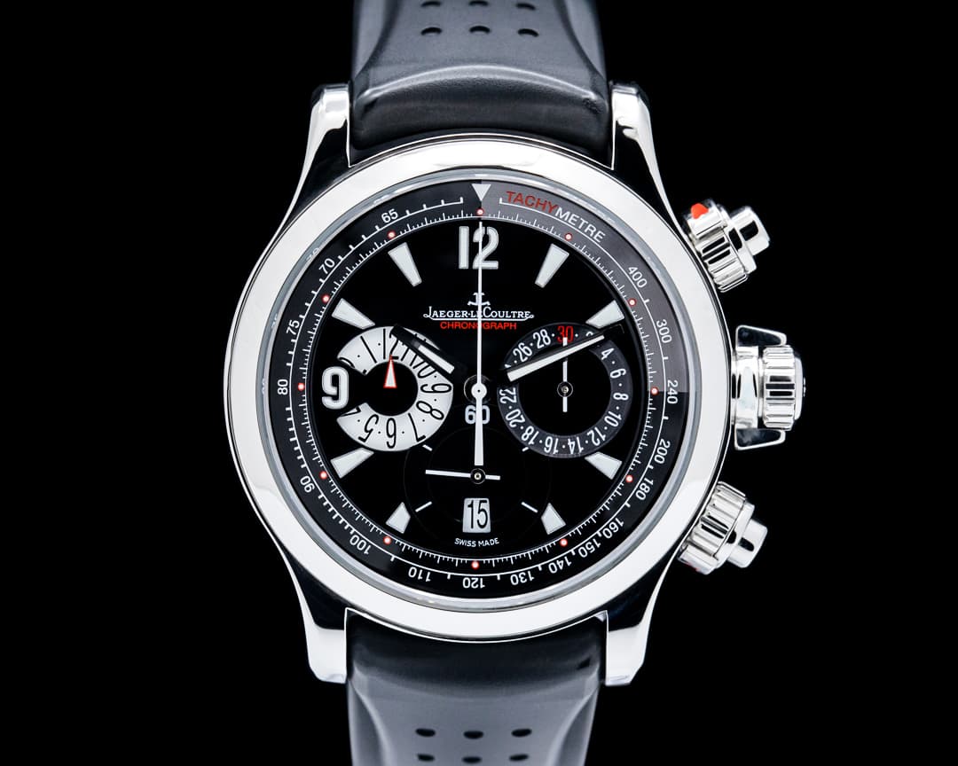 Jaeger-LeCoultre 146.8.25 Master Compressor Chronograph SS Black Dial