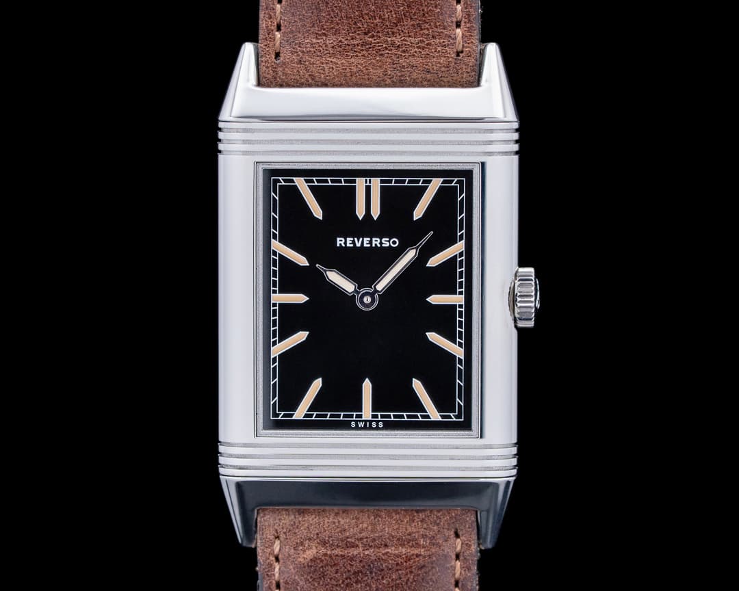Jaeger LeCoultre Grande Reverso Ultra Thin "Tribute to 1931" SS Black Dial LIMITED