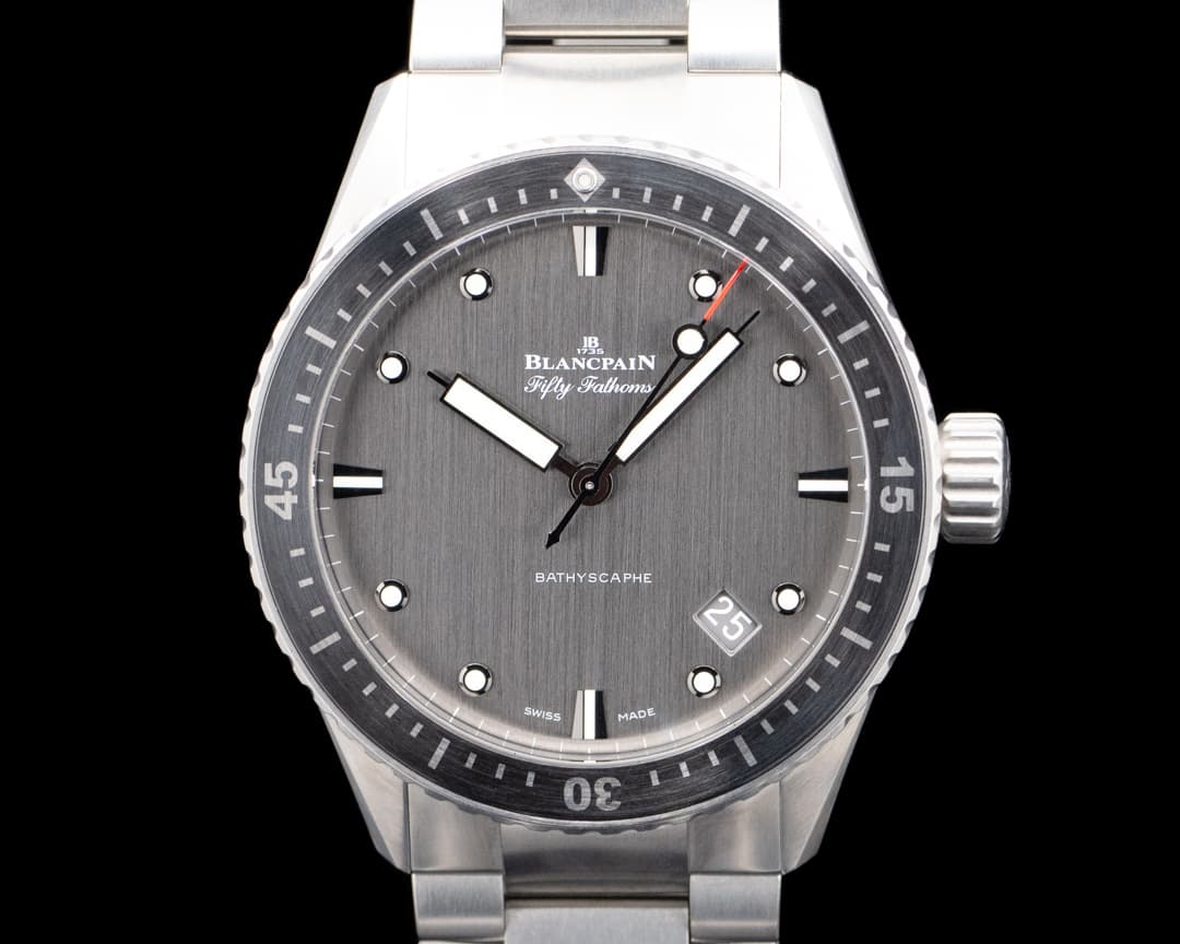 Blancpain 5000 Fifty Fathoms Bathyscaphe Titanium Gray Dial