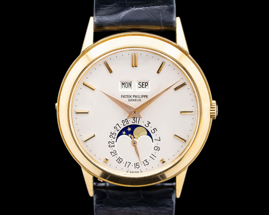 Patek Philippe 3448 Perpetual Calendar "Disco Volante" 18K Yellow Gold Circa. 1968