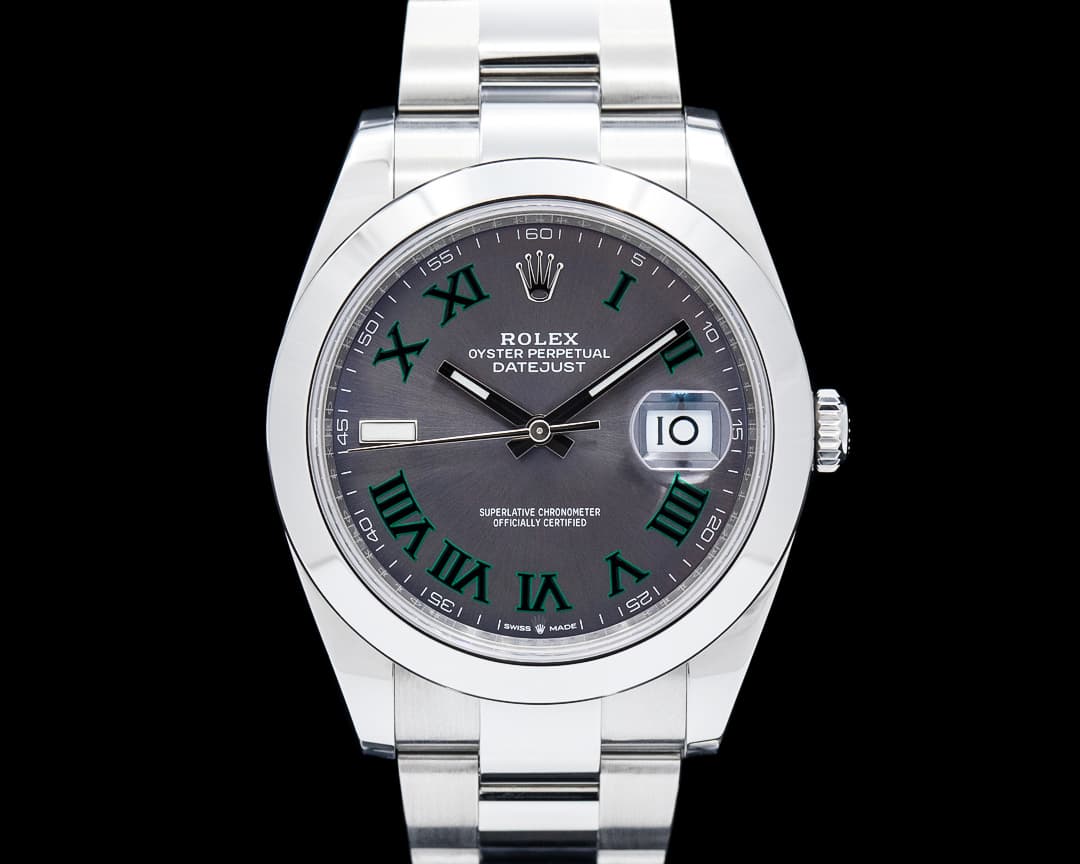 Rolex 126300 Datejust 41 SS Wimbledon Dial