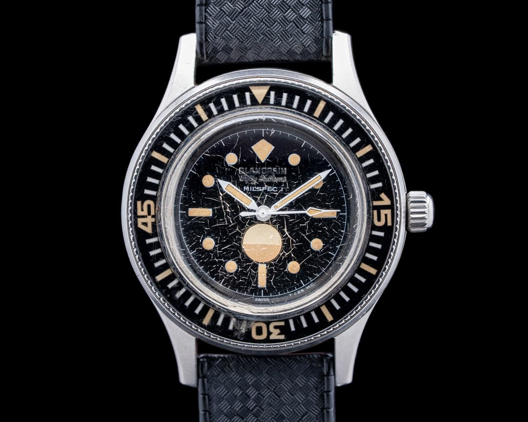 Blancpain Milspec 1 Fifty Fathoms "Civilian" SS Black Dial 1970s