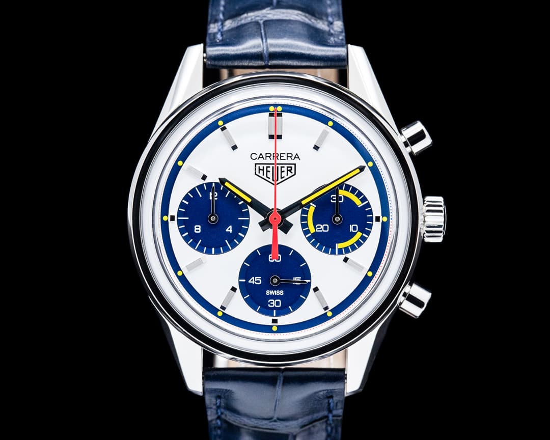 TAG Heuer CBK221C Carrera 160 Years Anniversary Chronograph SS White Dial