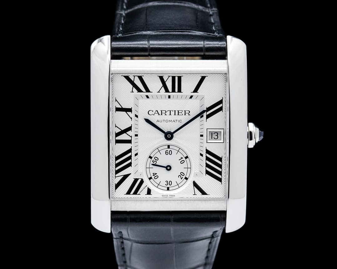 Cartier W5330003 Tank MC SS Silver Roman Dial