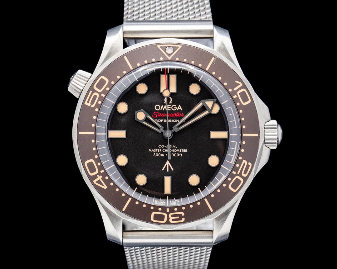 Omega Seamaster Diver 300M 007 Edition Titanium Black Dial