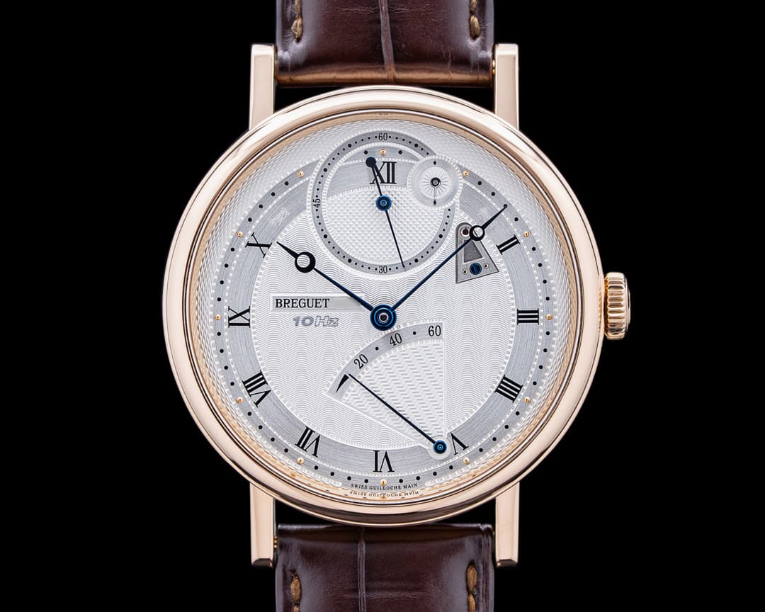 Breguet 7727BR Classique Chronometrie 18K Rose Gold Silver Dial