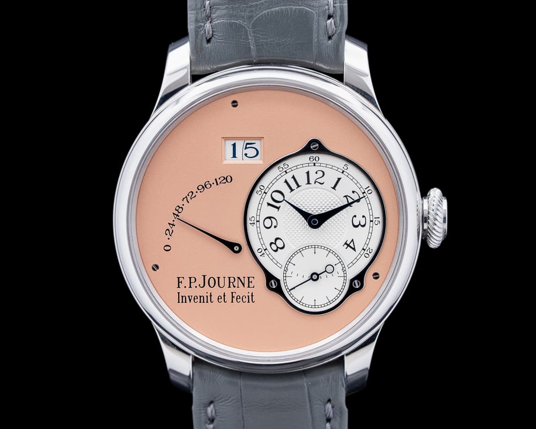 F. P. Journe Octa Automatique Reserve De Marche Platinum Salmon Dial