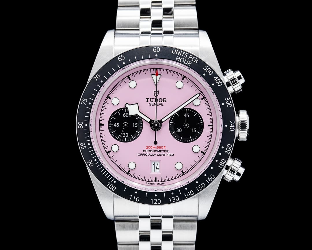 Tudor 79360N Black Bay Chrono SS Pink Dial