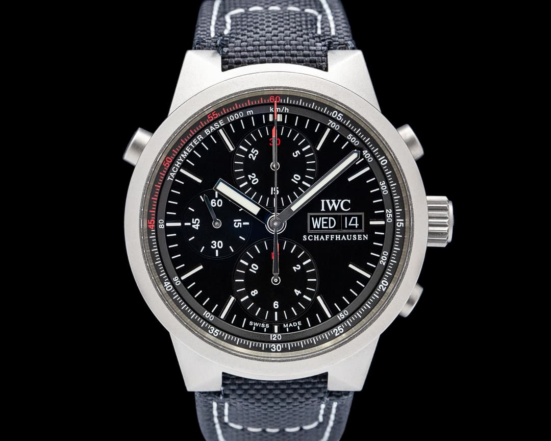 IWC IW371537 GST Rattrapante Titanium Black Dial LIMITED