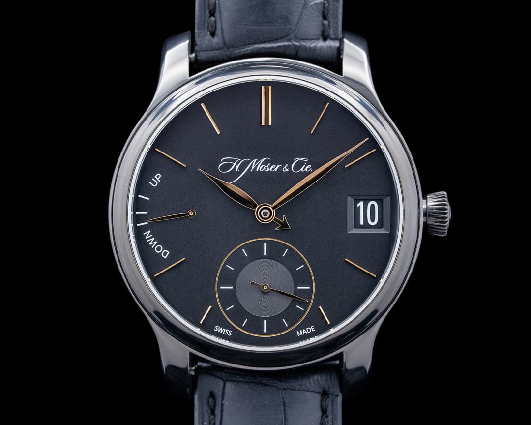 H. Moser and Cie. Endeavour Perpetual Calendar Black Edition Titanium DLC Black Dial