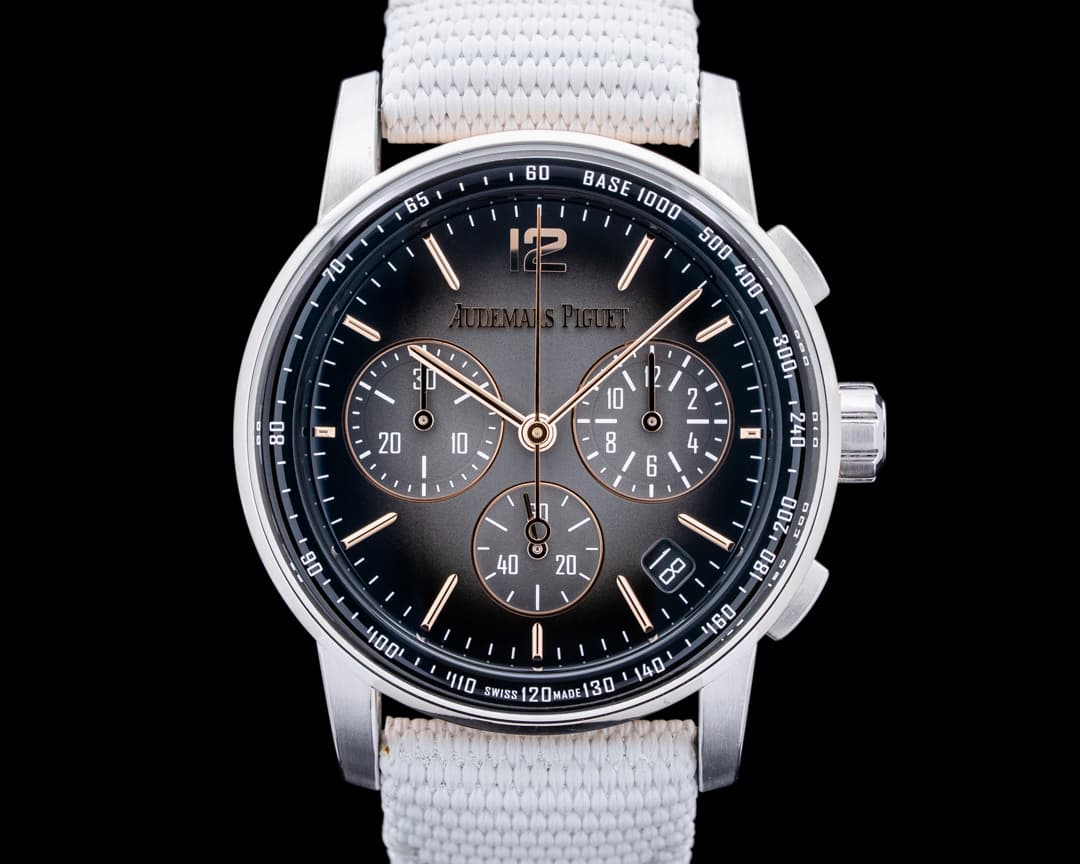 Audemars Piguet 26393CR Code 11.59 Chronograph 18K WG / 18K RG Gray Dial