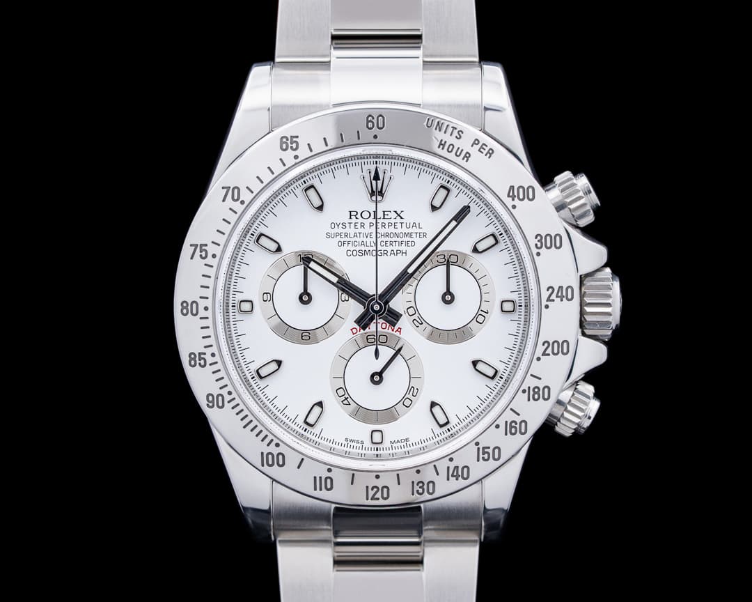Rolex 116520 Daytona SS White Dial