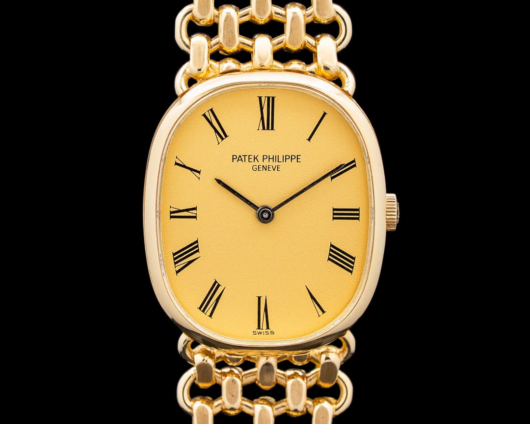 Patek Philippe 3548 Ellipse 18K Yellow Gold Champagne Dial