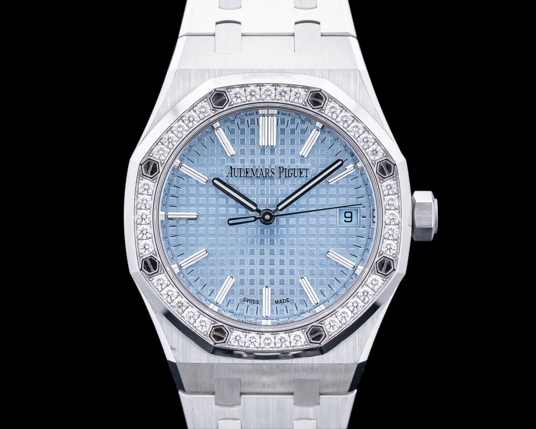 Audemars Piguet 15551ST Royal Oak "50th Anniversary" SS Ice Blue Dial