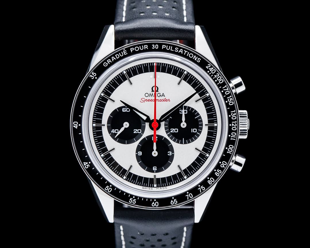 Omega Speedmaster CK2998 SS Silver Panda Dial