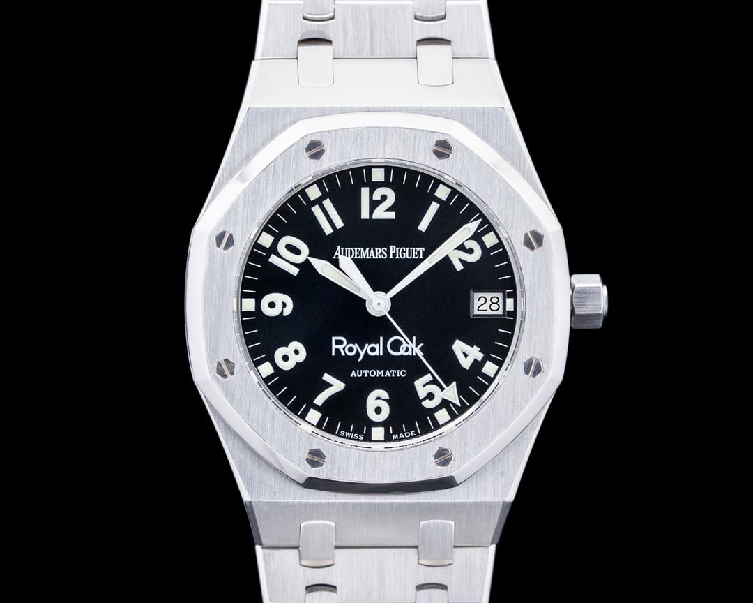 Audemars Piguet 14790ST Royal Oak SS Black Military Dial