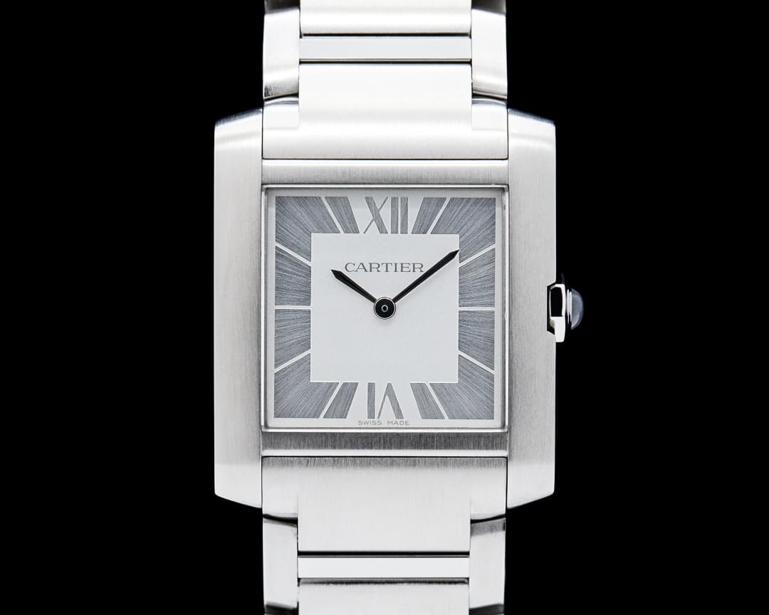 Cartier WSTA0086 Tank Francaise Japan Edition SS Silver Dial LIMITED