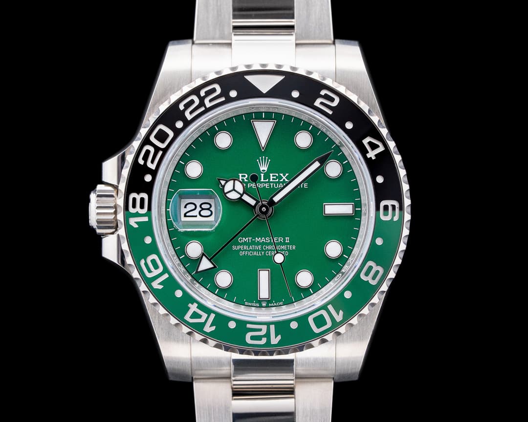 Rolex GMT-Master II 18K White Gold Green Dial 2025