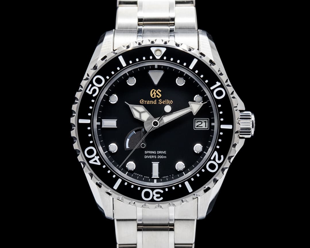 Grand Seiko SBGA231 Spring Drive Diver Titanium Black Dial